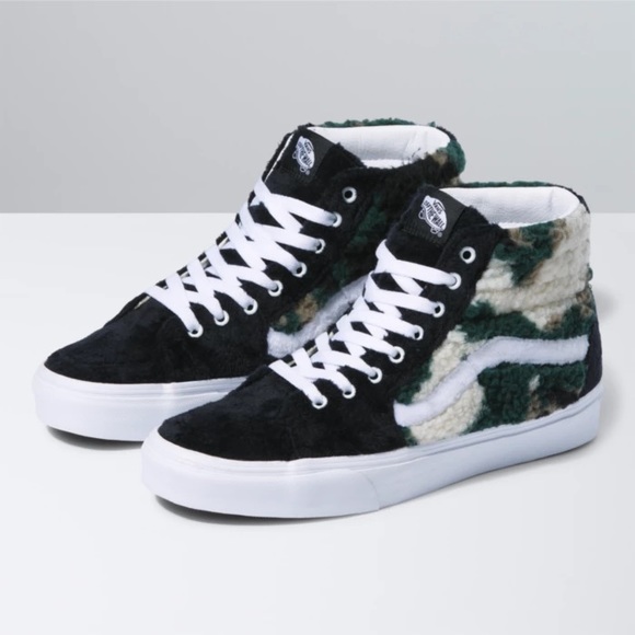 Vans SK8-Hi Sherpa in Camo - Picture 2 of 9